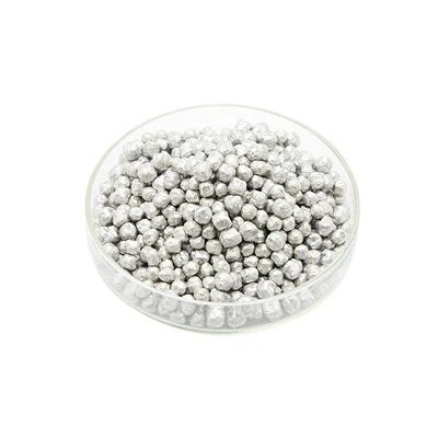 Gránulo de magnesio blanco plateado al 99,9% de alta pureza